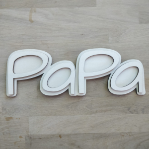 Vaderdag - knutsel-kado 'Papa' Vaderdag - knutsel-kado 'Papa'